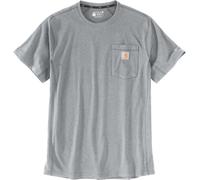 Carhartt Force Relaxed Fit Midweight Short Sleeve Pocket Maglietta, grigio, taglia 2XL per maschi
