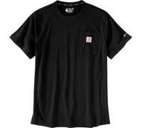 Carhartt Force Relaxed Fit Midweight Short Sleeve Pocket Maglietta, nero, Taglia M