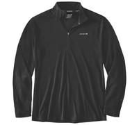 Carhartt Force Sun Defender Relaxed Half-Zip Maglietta funzionale, nero, Taglia L