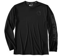 Carhartt - Force Sun Defender Relaxed L/S Logo - Maglia a manica lunga L nero