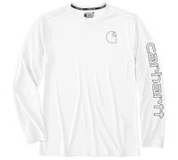 Carhartt - Force Sun Defender Relaxed L/S Logo - Maglia a manica lunga XXL bianco