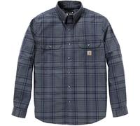 Carhartt Fort Loose LS Plaid Camicia, blu, Taglia 2XL