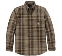 Carhartt Fort Loose LS Plaid Camicia, marrone, Taglia 2XL