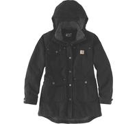 Carhartt Loose Fit Weathered Duck Cappotto da donna, nero, taglia S per donne