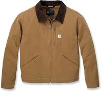 Carhartt Rugged Flex Relaxed Fit Canvas Detroit Giacca da donna, marrone, taglia XS per donne