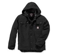 Carhartt Giacca Da Lavoro Vestibilità Comoda In Tessuto Washed Duck, Con Fodera In Tessuto Sherpa, Uomo, Nero, S