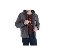 Carhartt Giacca Da Lavoro Vestibilità Comoda In Tessuto Washed Duck, Con Fodera In Tessuto Sherpa, Uomo, Gris (Ghiaia), XXL