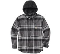 Carhartt Rugged Flex Flannel Fleece, giacca in tessuto M male Nero/Grigio