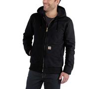 Carhartt, Herren, Weite, isolierte Freizeitjacke aus ausgewaschenem Segelleinen, Schwarz, L