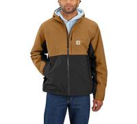Carhartt Monterey Giacca impermeabile, nero-marrone, taglia L per maschi