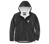 Carhartt Relaxed Fit Packable giacca antipioggia impermeabile, nero, taglia XL per maschi