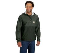 Carhartt Relaxed Fit Packable giacca antipioggia impermeabile, grigio-verde, taglia M per maschi