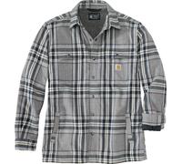 Carhartt Giacca di flanella foderata in sherpa Camicia Jac Asphalt M