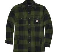 Carhartt Heavyweight Flannel Sherpa Camicia, verde, taglia M