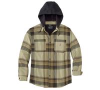 Carhartt Giacca di flanella foderata in sherpa Camicia Jac marrone scuro S