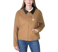 Carhartt Rugged Flex Relaxed Fit Canvas Detroit Giacca da donna, marrone, taglia XS per donne