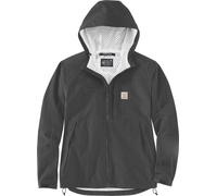 Carhartt Relaxed Fit Packable giacca antipioggia impermeabile, nero, taglia XL per maschi