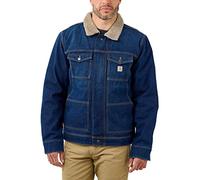 Carhartt Giacca invernale da uomo Relaxed Denim Sherpa Lined, Faggio, S