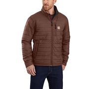 Carhartt Giacca isolante leggera Rain Defender da Uomo, vestibilità comoda, Marrone, L