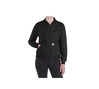 Carhartt, Giacca Rugged Flex® in cotone canvas, Relaxed Fit Donna, Nero, S