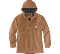 Carhartt Giacca Wind & Rain Bonded Shirt Jac Oiled Walnut Heather S