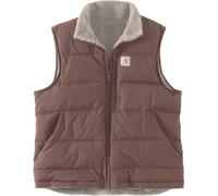 Carhartt Montana, gilet trapuntato donna S female Marrone Scuro (B25)