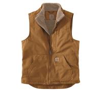 Carhartt Gilet lavato in anatra foderato a collo alto Carhartt® Marrone XL