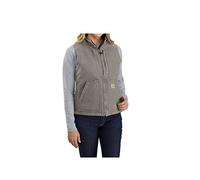 Carhartt - Women's Sherpa Lined Mock Neck Vest - Gilet in pile XS grigio