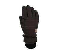 Carhartt Guanti isolati in Pelle Sintetica con Polsino Lavorato a Maglia Freddo, Nero, M Uomo