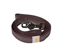 Carhartt Guinzaglio per cani a doppia maniglia, tessuto resistente 600 denari con hardware regolabile in metallo con anello a D, color vino profondo, grande