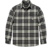 Carhartt Hamilton Relaxed LS Plaid Camicia, Grigio chiaro/grigio scuro, Taglia XL
