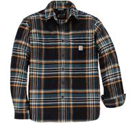 Carhartt Hamilton Relaxed LS Plaid Camicia, nero, Taglia M