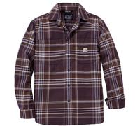 Carhartt Hamilton Relaxed LS Plaid Camicia, viola scuro/viola, Taglia XL