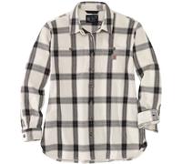 Carhartt Heavyweight Twill Camicia Da Donna, bianco/nero, Taglia S