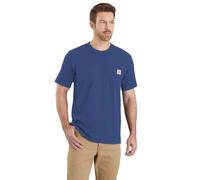 Carhartt Herren K87 Pocket S/S T-Shirt T-Shirt, Deep Ocean, L