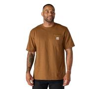 Carhartt Herren K87 Pocket S/S T-Shirt T-Shirt, Oiled Walnut Heather, XL