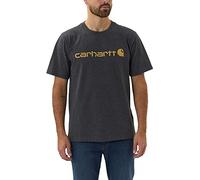 Carhartt Dearborn Relaxed Logo, maglietta L male Grigio Scuro (Crh)