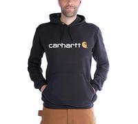 Carhartt - Signature Logo Sweatshirt - Felpa con cappuccio XS nero