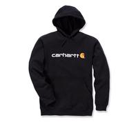 Felpa con cappuccio Carhartt Signature Logo nero puro - XXL