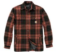 Carhartt Hubbard Plaid Shirt Giacca, rosso/nero, Taglia S