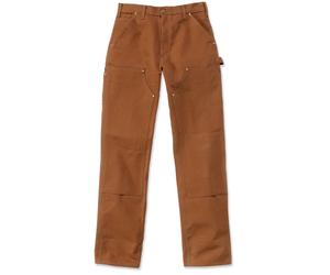 Carhartt Iconic B01 Firm Duck Double-Front Dungaree Ansima, marrone, Taglia 31/32