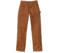 Carhartt Iconic B01 Firm Duck Double-Front Dungaree Ansima, marrone, Taglia 33/36