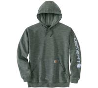 Carhartt Iconic K288 Logo Felpa, grigio/blu, Taglia XS