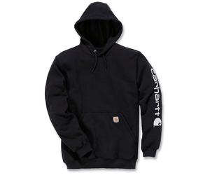 Carhartt Iconic K288 Logo Felpa, nero, Taglia XXL