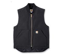 Carhartt Relaxed Fit Firm Duck Insulated Rib Collar Veste, nero, Taglia M