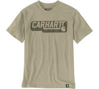Carhartt Irvine Relaxed Camo Logo Maglietta, Kaki, Taglia M