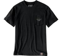 Carhartt Irvine Relaxed Hardwork Eagle Maglietta, nero, Taglia S