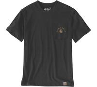 Carhartt Irvine Relaxed Work Maglietta, nero, Taglia 2XL
