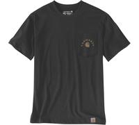 Carhartt Irvine Relaxed Work Maglietta, nero, Taglia S