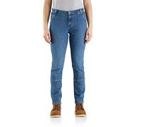 Carhartt Double Front Straight Jeans donna, blu, taglia XS 28 per donne